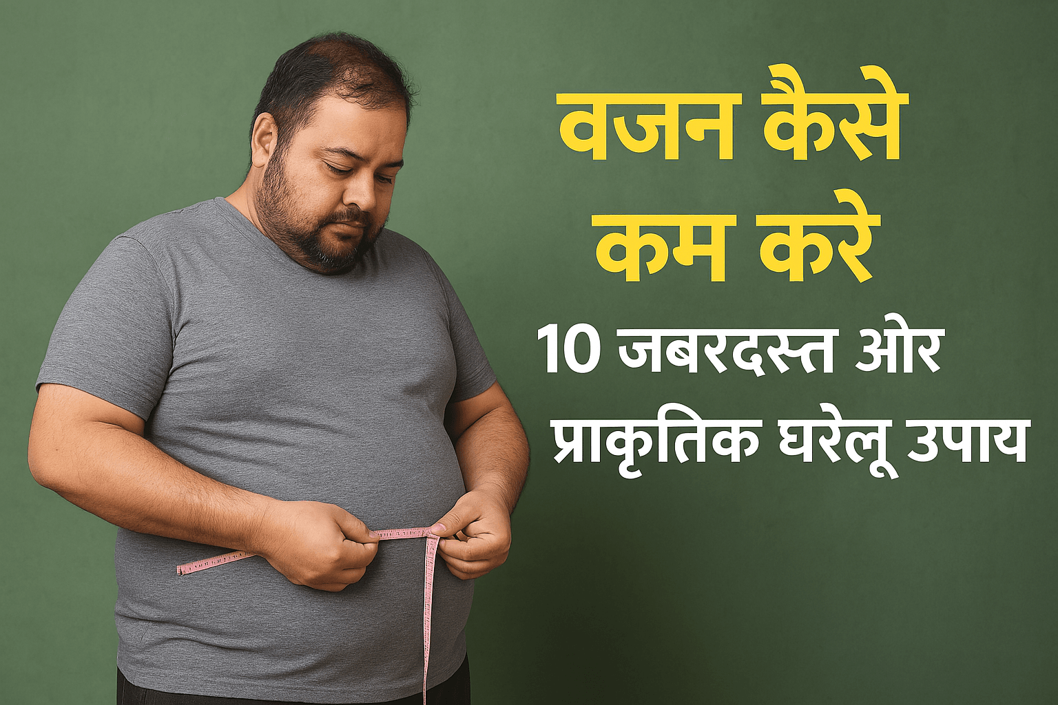 "Weight Kaise Kam Kare – घरेलू उपाय"