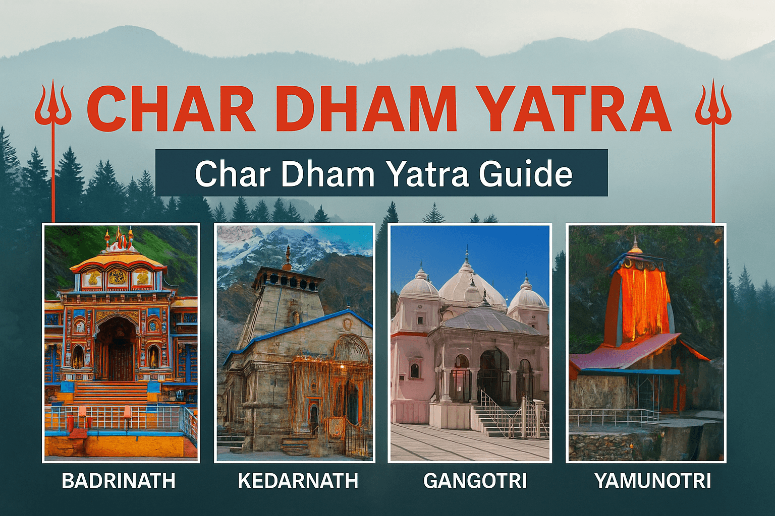 चारधाम यात्रा गाइड 2025 | उत्तराखंड की पवित्र यात्रा की पूरी जानकारी